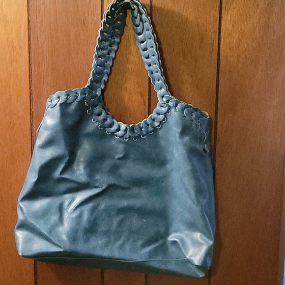 Beautiful ocean blue hobo tote bag! - Picture 2 of 4